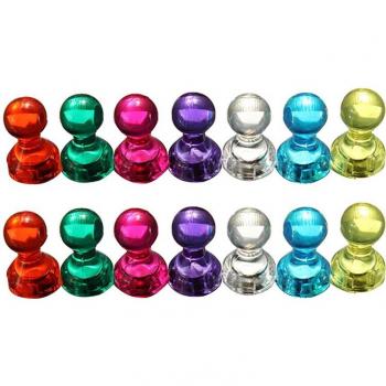 14pcs Neodymium Cone Push Pin Magnets