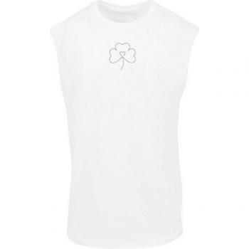 Frühling-Kleeblattblume Männer-Tee Shirt, kurzärmlos – 1 Packung