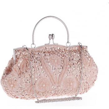 Bolso de fiesta con cuentas para mujer
