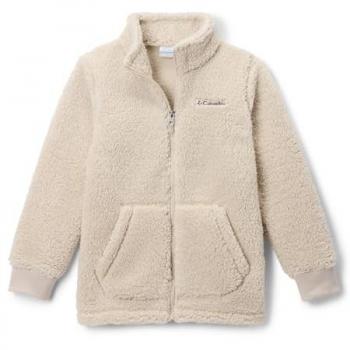 Giacca Columbia Rugged Ridge II Sherpa per Ragazzi – Full Zip Beige S