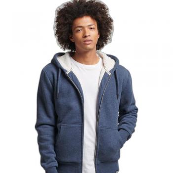 Felpa con cappuccio zip lana Superdry