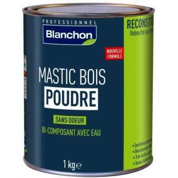 Mastic Bois Poudre Sèche Rapide 1 kg