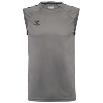 Hummel Sportshirt Herren Grau S/L M