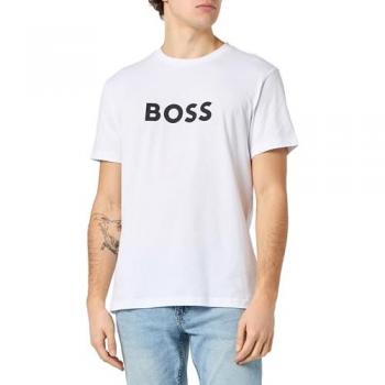 T-Shirt BOSS Homme Blanc XXL avec Protection Anti-UV SPF 50+