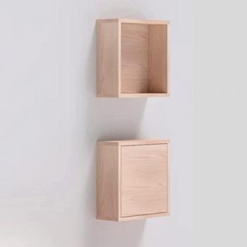 Frassino Tranche: Pensile Ogomondo a Giorno Laminato e Anta Bagno