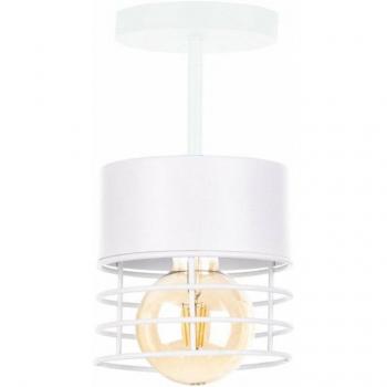 Cylindrical Atollo Ceiling Light White 12cm