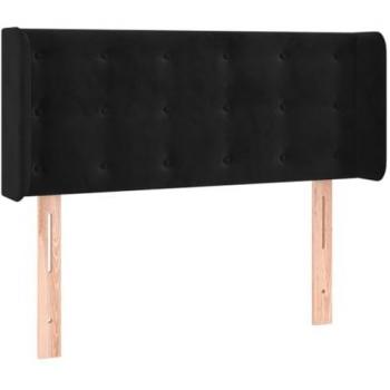 VidaXL CABECERO DE TERCIOPELO NEGRO 83X16X78/88 CM