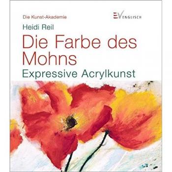 Die Farbe des Mohns: Expressive Acrylkunst