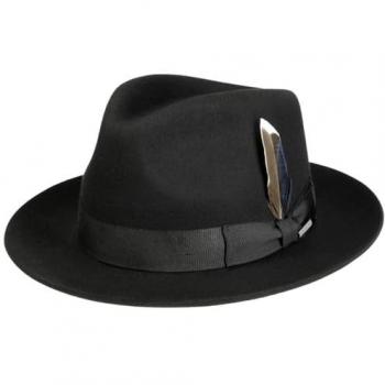 Stetson Black Rosedale Fedora Hat
