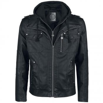 RED by EMP Good Riddance Kunstlederjacke Herren schwarz