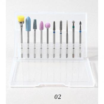 Kits de Fresas de Diamante 3/32 + Herramientas de Manicura