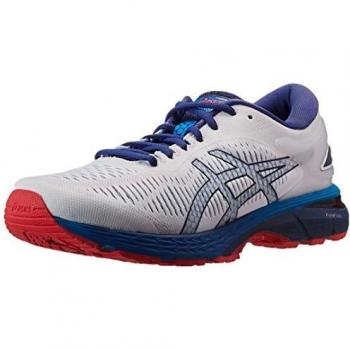 ASICS GEL-Kayano 25, Scarpe da Running, Uomo, Bianco (White/Blue Print 100)