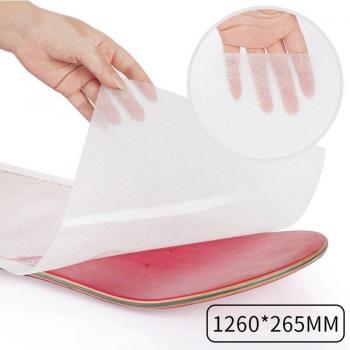 Adhésif transparent pour planches à roulettes, papier abrasif intégré – Double culbuteur Offert
