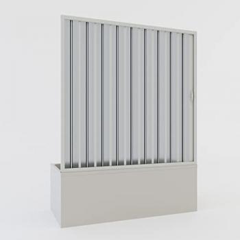 Pare-baignoire pliant avec ouverture latérale 170 cm h 150 cm mod. Ibisco