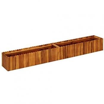 Acacia Wood Raised Garden Bed, 2