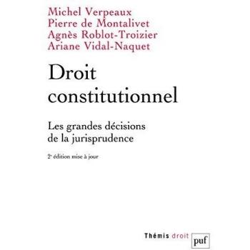 Droit constitutionnel. Les grandes décisions de la jurisprudence