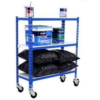 Étagère bleue SimonRack Design, 3 étagères réglables sans vis