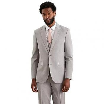 Burton Slim Fit Light Grey Essential Suit Jacket