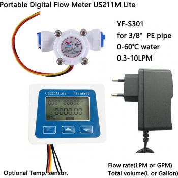 US211M Lite YF-S301 – Sensor de flujo digital para agua potable