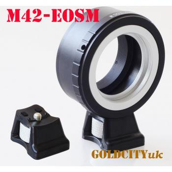 Adaptation M42 + trépied pour appareils photo sans miroir EOS‑M