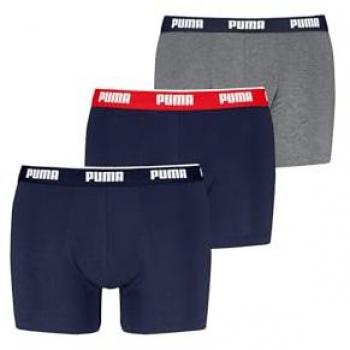 Boxer Puma 3 in uno M: grigio, navy e rosso