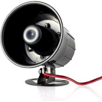 Sirène sonore extérieure 12V 626 avec support pour systèmes d'alarme GSM
