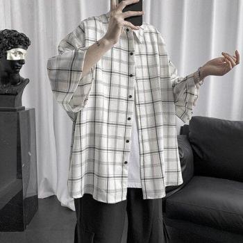 Men's Stylish Oversized Checkered Shirt