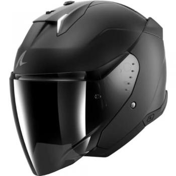 Casco Jet Shark Skwal i3 Jet Dark Shadow Nero Opaco S