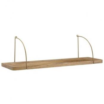 Wandregal braun Holz B/H/T: ca. 60x25x22 cm