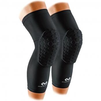 Long Length McDavid HEX Leg Sleeves EX with Knee Pads for Basketball