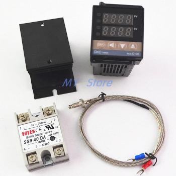 100-240VAC REX-C100 PID Temperature Controller with SSR40A