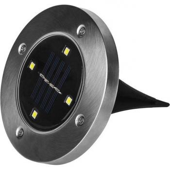 Éclairage solaire encastré 8 LED pour sentier