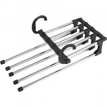 SpaceSaver 5-in-1 Closet Organizer with Hangers & Shelves