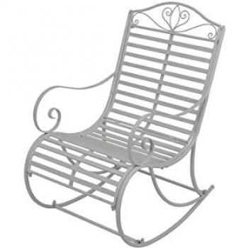 Garden Pleasure Schaukelstuhl Tambo, mit Armlehnen, Eisen