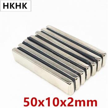 Aimants Moto Neodyme 50×10×2 mm, N35/N52