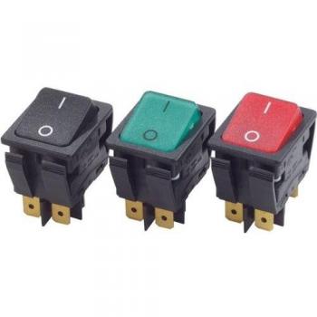 Interruttore a bilanciere 230 V/AC 16 A 2 x Off/On C6053ALNAF