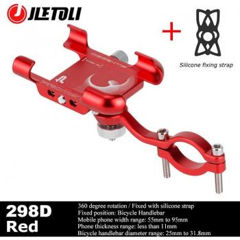 Soporte de teléfono para bicicleta rotación 360 grados