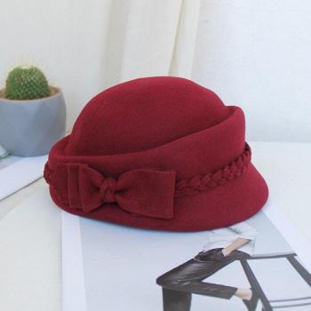 Vintage Style Woolen Beret Hat