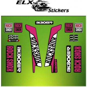 Autocollantes Rock Shox Boxxer 2016 ELX50 26 27.5 29