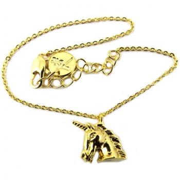 Bijou Licorne en Or 12x10 mm