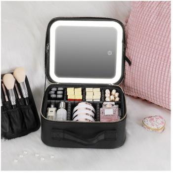 Miroir LED Triplet Coloré – Trousse Étanche pour Maquillage