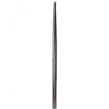 Plastimo 65 cm Silver Flag Holder – Two‑Hole Design