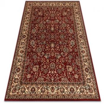 Kashqai 4362 Ornament Wool Rug in Claret and Beige 160x240 cm