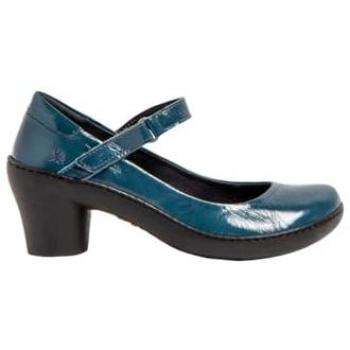 Zapatos de Tacón Plataforma para Mujer Art 1440 Alfama Petrol con Hebilla, Piel, Casual (41 EU)