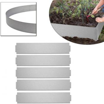 Lecho de Riego Metálico 100x18cm – Empalizada para Bordes de Jardín