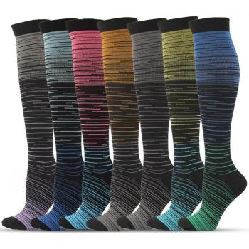 Chaussettes de compression pour hommes et femmes 7 paires