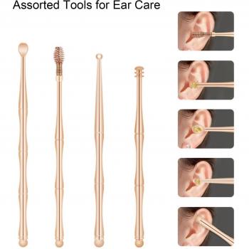 Ear Wax Cleaning Kit with Stainless Steel Tools