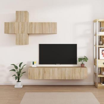 Ensemble de Meubles Multimédia 7 pcs
