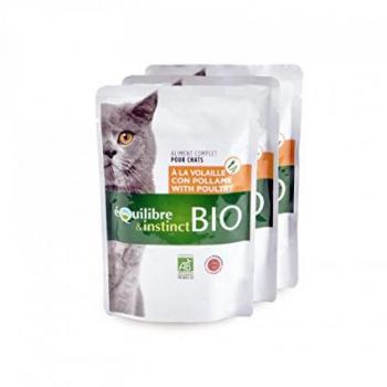 Emincés BIO à la volaille pour chat – 100g