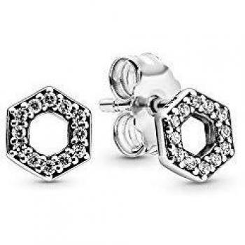 Pendientes de Plata Pandora Panal 298800C01